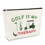 Golf Gifts Lady Golf Cosmetic Bags Golf Lover Gifts Golf Player Gifts Golfer Makeup Bag Golf Team Gifts for Girls Women Golf Accessories Gifts Golfing Gifts Christmas Birthday Gifts Travel Make Up Bag