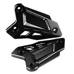 Modeer For Kawasaki Z 900 2018-2023 Z900SE 2022-2023 Motorcycle CNC Footrest Pedal Protection Foot Peg Heel Plates Guard Cover Z900 SE Z900 Accessories (Black)