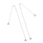 Tie n Buckle Decorative Adjustable Bra Straps 1 Pair of Single Row Crystal Bra Underwear Shoulder Straps Dress Straps for Strapless Dress, Silver