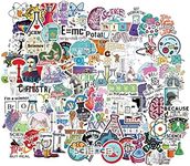 100pcs Science Stickers Pack, Chemi