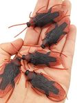 Muzboo Fake Roach,Realistic Plastic Cockroach Halloween Prank Props,Funny Pranks for Adults,Pack of 30