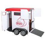 Breyer Traditional Series Two-Horse Trailer Toy | (1: 9 Scale) | Model# 2619 White