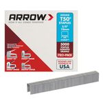 Arrow Fastener 506IP 3/8-Inch Genuine T50 Staples, 5,000-Pack , Grey