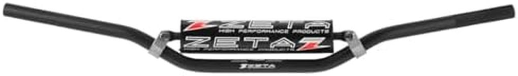 ZETA RACING CX Handlebar MX-111 Standard Diameter (0.9 inches (22.2 mm); General Purpose; Width: 31.7 inches (806 mm); Height: 3.3 inches (83 mm); Pull: 2.1 inches (53 mm); CR/CRF-Low, KXF-Low Bar