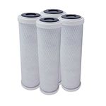 4 Pack Flow-Pur 8 Carbon Block Filter Compatible Cartridge WCBCS-975-RV by American Water Solutions