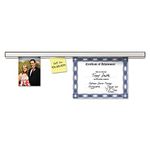 ADVANTUS Grip-A-Strip Display Rail, Regular Size, 4 Feet Long, Satin Finish Aluminum (2010) by Advantus Corp.