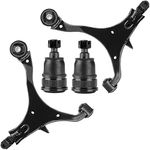 Front Lower Control Arm with ball joint Assembly Passenger & Driver Left Right Side Suspension Kit Replacement for Honda CR-V 2002 2003 2004 2005 2006 4 PCS Set