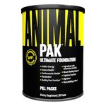 Animal Pak - Convenient All-in-One Vitamin & Supplement Pack - Zinc, Vitamins C, B, D, Amino Acids and More - Sports Nutrition Performance Multivitamin for Women & Men - 30 Count