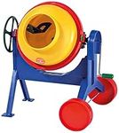 Lena 05003 Concrete, Approx. 28 cm, Mixing Machine with Realistic Function by Turning Wheel and Crank, Mixer for Children from 3 Years, Sand Toy for Beach and Sandpit, Multicoloured