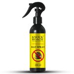 Knock Roach Rat Control Natural Spray, Rat Chase Away Naturally Spray Use For Car, Eco Friendly Rat Chaser Spray For Home, Chase Rats away from your Car and Home, Herbal Rat Chaser spray | Safe For Children & Pets, 250 Ml