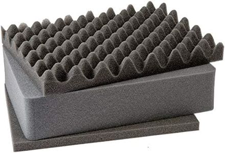 Pelican Color Case 1400 3 Piece Replacement Pluck Foam Set, Grey