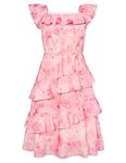GRACE KARIN Pink Dress for Girls Fl