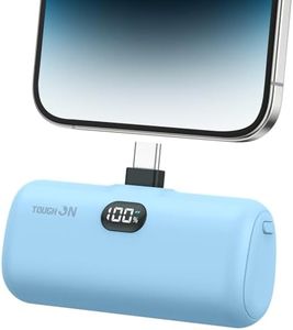 Tough On Mini Portable Charger 5000mAh Power Bank USB C Charging Small Portable Charger Battery Pack Compatible with iPhone 16/15, Samsung, Huawei and USB C Phone