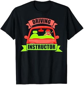 Istruttore Di Guida Profesor Conduciendo Instructor Camiseta