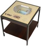 YouTheFan LSU Tigers 25-Layer StadiumViews Lighted End Table, One Size, Team Colors