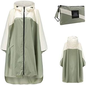 Freiesoldaten Women Waterproof Rain Poncho Stylish Reusable Lightweight Outdoor Raincoats Rain Jacket with Hood