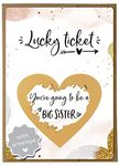 Jolicoon Pregnancy announcement scratch card - You are going to be a big sister with envelope - Baby announcement big sister