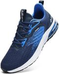 Mens Air Running Shoes Comfortable Walking Tennis Sneakers Lighweight Athletic Shoes for Sport Gym Jogging US 7-12, Ddarkblue, 9.5