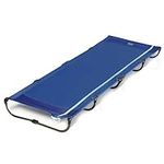 TIMBER RIDGE Camping Bed for Adults, Folding Camp Bed Single Lightweight Compact Portable, Easy Set up Sleeping Cot with Carry Bag for Outdoor Travel Camping Office, Blue