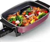 Nuwave Medley XL Digital Electric Skillet, Family Size Griddle w/Glass Lid, 2025 New & Improved Precision Heating, 100°-425°F, PFAS Free G11 Nonstick Ceramic Coating, Portable Hot Plate, 7qt Capacity