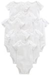 Simple Joys by Carter's Baby 8-Pack Short-Sleeve Bodysuit, White, 18 Months