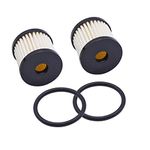 Fuel Filter Kit 0707-0012 61011-04A Compatible with Harley Davidson FLD/FLHR/FXD/FXDWG/FXDXI/FXSTC 2 Pcs