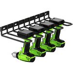 ENONCI Drill Holder Wall Mount, Thickened Drill Rack, Power Tool Organizer Wall Mount, Heavy Duty Drill Organizer for Garage Workshop