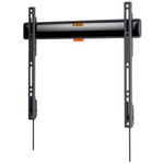 Vogel's TVM 3405 fixed TV wall bracket for 32-77 inch TVs, Max. 110 lbs (50 kg), Flat TV wall mount max. VESA 400x400, Universal compatibility, Distance to the wall just 0.87 inch