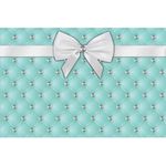 Diamonds Bowknot Background Breakfast Sweet 16 Birthday Party Photography Co Blue Tufted Backdrop Baby Photo Booth Bridal Shower Cake Table Adults Banner Backdrop (8x6ft)