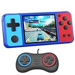 ZHISHAN Handheld Game Console for Kids with 3.0" Screen Handheld Gamepad & AV Output Built in 270 Classic Retro Video Games Portable Gaming Player Toy for Children Birthday (Blue)