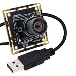 Svpro 5MP USB Camera Module Wide Angle Board Camera with 1/2.8” CMOS IMX335 Sensor 1944P 30FPS Lightburm Camera for Laser Engraver,UVC Plug and Play Webcam Board for Raspberry Pi