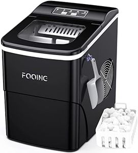 Ice Maker Machine for Home, Self-Cleaning Function Ice Cube Maker Machine Counter Top, 6 Minutes Ice Making, 24H/33lb, Designed with Low Noise Operation for Home, Father's Day Gift