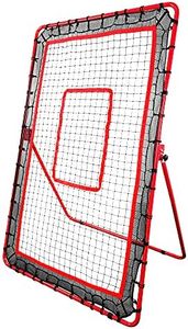 Hit Run Steal Pitch Back Net, Baseball Softball Rebounder Trainer for Throwing and Fielding