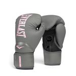 Everlast Unisex Elite Training Gloves Grey/Pink 12oz