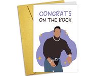 Nchigedy The Rock Engagement Card, Funny Engagement Gift for Friends, Wedding Congratulations Card, Dwayne Johnson Card