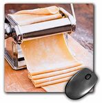 3dRose mp_208065_1 8" x 8" Pasta Machine with Dough South Africa. Mouse Pad