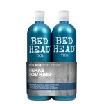 Bed Head by TIGI | Recovery Shampoo and Conditioner Set | Professional Moisturising Hair Repair Treatment | Ideal For Dry And Damaged Hair | 750 ml ( Pack of 2)