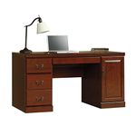 Sauder Heritage Hill Computer Credenza, Classic Cherry