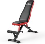 FLYBIRD Versatile, No Assembly Weight Bench for Home Gym, 8 Backrests Adjustable Bench with 880LBS Weight Capacity can Adjustable and Lock in 1 Step, Foldable and Compact for Small Space Apartment