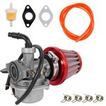 RUTU PZ19 Carburetor 19mm with 35mm Air Filter Kit for CRF50 CRF50F 70cc 90cc 110cc 125cc Peace Eagle Cool Sport Sunl NST TaoTao Redcat Coolsport Loncin Clone ATV Quad Parts