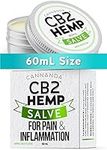 CB2 HEMP CREAM: EXTRA STRENGTH PAIN RELIEF CREAM for Muscle Pain, Joint Pain, Inflammation, Arthritis, Nerve Pain. Soothing Pain Relief for Back Pain, Knee Pain, Sore Muscles, Stiff Joints, Sports Injuries, Fibromyalgia, and Tendonitis. All Natural / O...