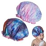 Qeuly Shower Cap for Kids, 2 Pack K