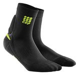 CEP Men s Achilles Support Compression Socks Black/Green Size IV (Ankle Circumference: 9.5-10-Inch)