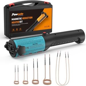Induction Heater 1200W for Bolt Removal, Magnetic Heating Tool with 6 Coils, Handheld Heat Tool for Rusty Nuts and Bolts,Teal