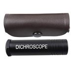 60mm Magnifier Calcite Dichroscope Two Pleochroic Colors Gemstone Identification Magnifier for Gems Jewerly Craftsmen, Jewerler, Hobbies