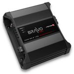 Stetsom Bravo Full 2000 1 Ohm Mono Car Amplifier, 2000.1 2K Watts RMS, 1Ω Stable Car Audio, HD Sound Quality, Crossover & Bass Boost, Car Stereo Speaker Subwoofer MD, Smart Coolers