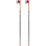 LEKI Unisex - Adult Vertical K Trail Running Poles, White-Neon Red, 135