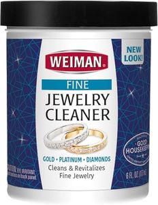 Weiman Jewelry Cleaner Liquid – Restores Shine and Brilliance to Gold, Diamond, Platinum Jewelry & Precious Stones – 7 fl. oz.