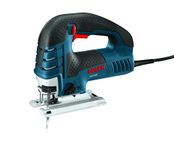 BOSCH JS470E Corded Top-Handle Jig Saw - 120V Low-Vibration, 7.0-Amp Variable Speed for Smooth Cutting Up to 5-7/8" Inch on Wood, 3/8" Inch on Steel for Countertops