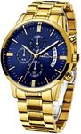 MEGALITH Mens Wrist Watches Gold: S